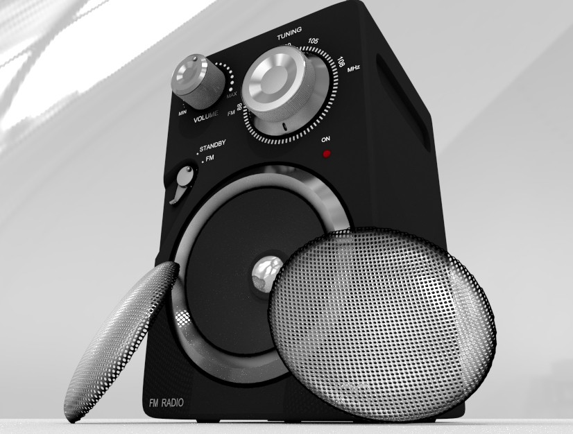 JGC Radio Rigged and Animated  preview image 4